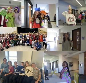 Academy girls dress up for the spirit week themes. 